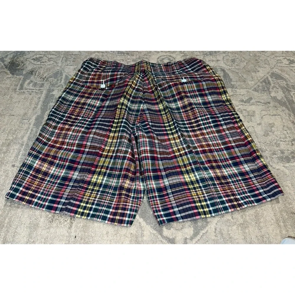 Polo Ralph Lauren Shorts Indian Madras Plaid Bleeker Chinos Men's Size 34 - Picture 2 of 8